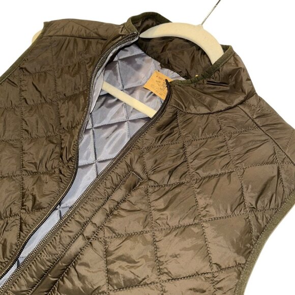 The red Head ranch western olive brown quilted jacket vest M - Picture 3 of 5